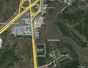 Speedway Blvd - Hwy 17 hwy, Hardeeville, SC - aerial  map view