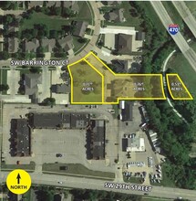 5611 SW Barrington Ct S, Topeka, KS - aerial  map view