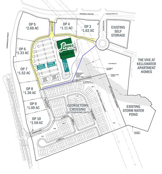 Kannapolis Pkwy, Kannapolis, NC 28081 Kellswater Commons Outparcels