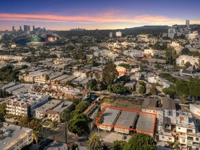 1005-1015 N Croft Ave, Los Angeles, CA - aerial  map view