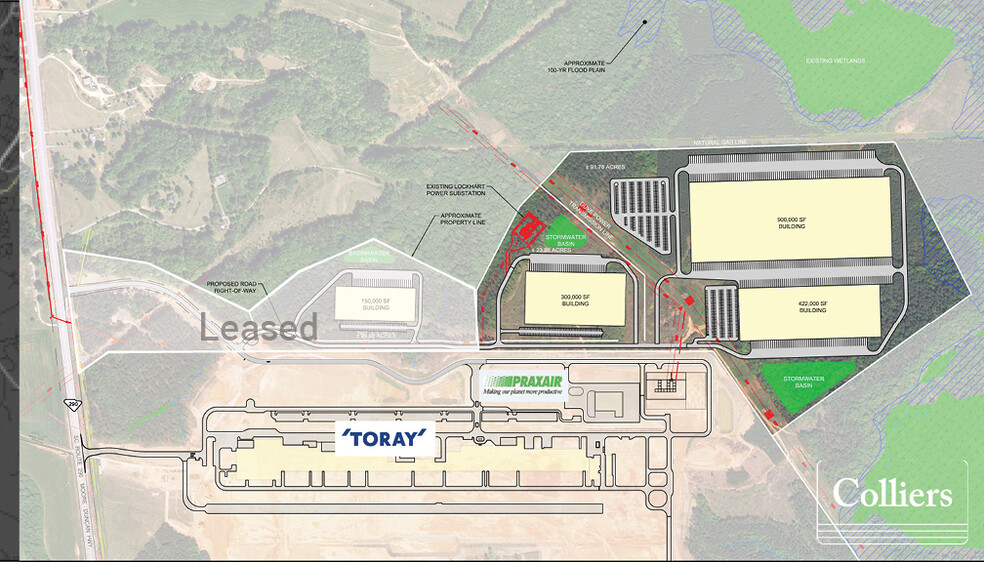 Moore Duncan Hwy, Moore, SC for sale - Site Plan - Image 1 of 2