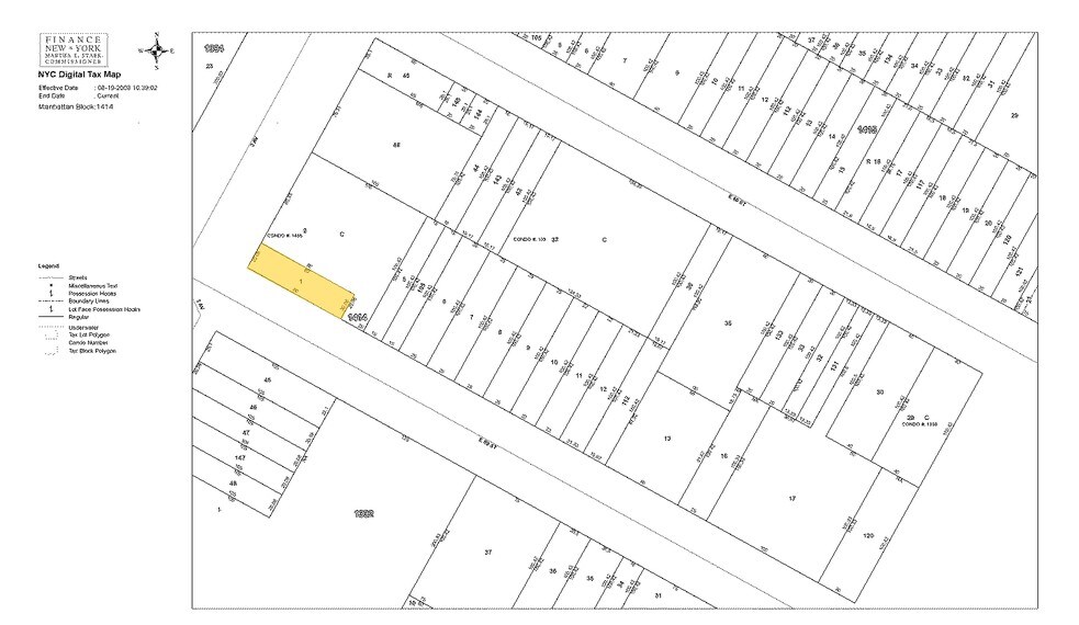 991 Third Ave, New York, NY for lease - Plat Map - Image 2 of 6