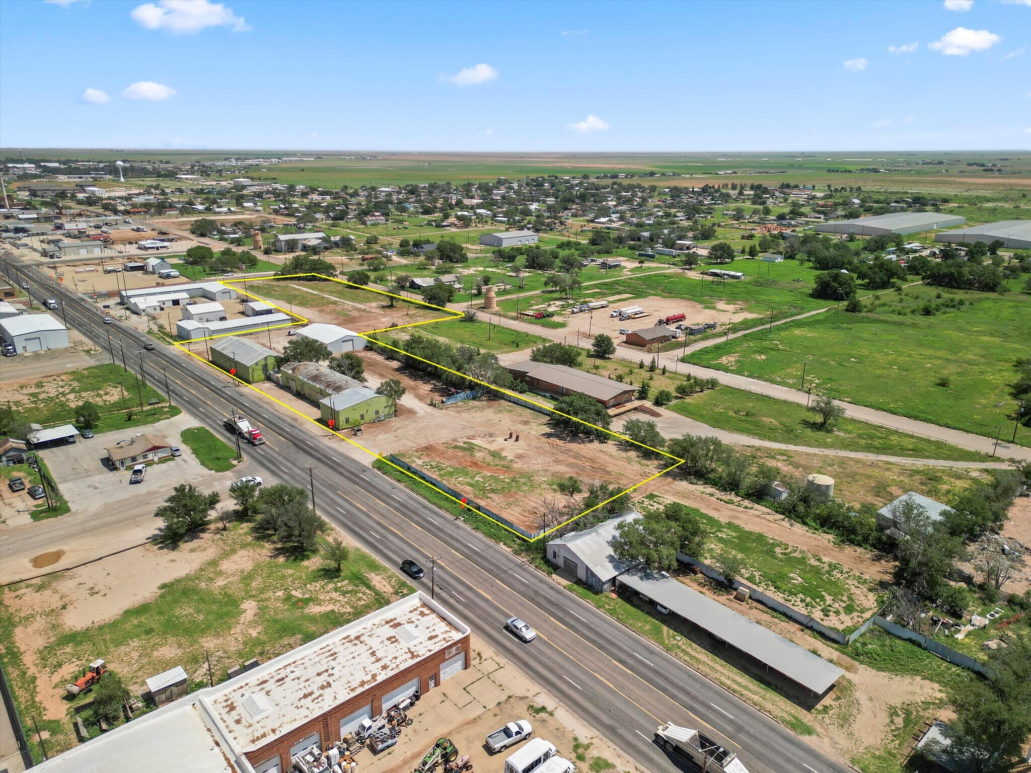 211 S Lynn Ave, Lamesa, TX for sale Aerial- Image 1 of 19