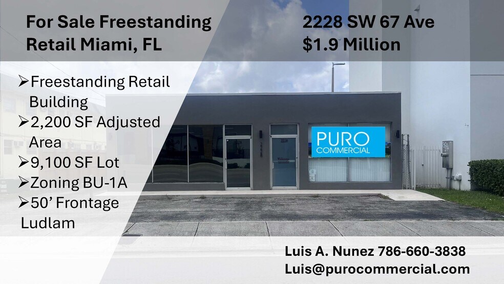 2228 SW 67th Ave, Miami, FL for sale - Building Photo - Image 1 of 10