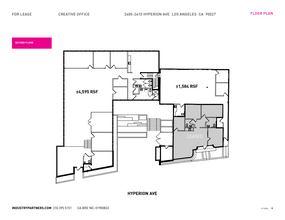 2400-2410 Hyperion Ave, Los Angeles, CA for lease Floor Plan- Image 1 of 1