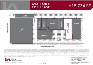 1423-1449 S State College Blvd, Anaheim, CA for lease Floor Plan- Image 1 of 1