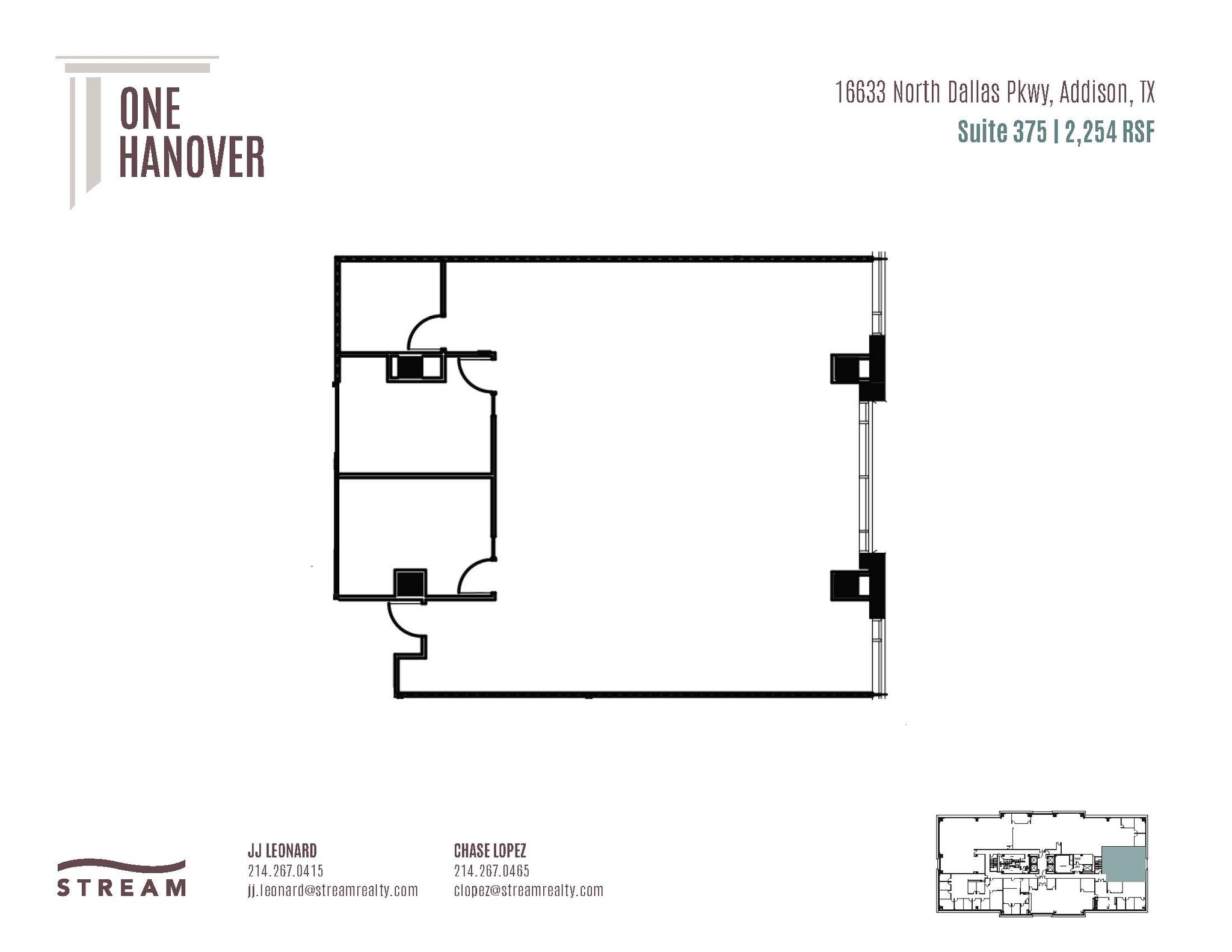 16633 N Dallas Pky, Addison, TX for lease Floor Plan- Image 1 of 1