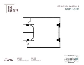 16633 N Dallas Pky, Addison, TX for lease Floor Plan- Image 1 of 1