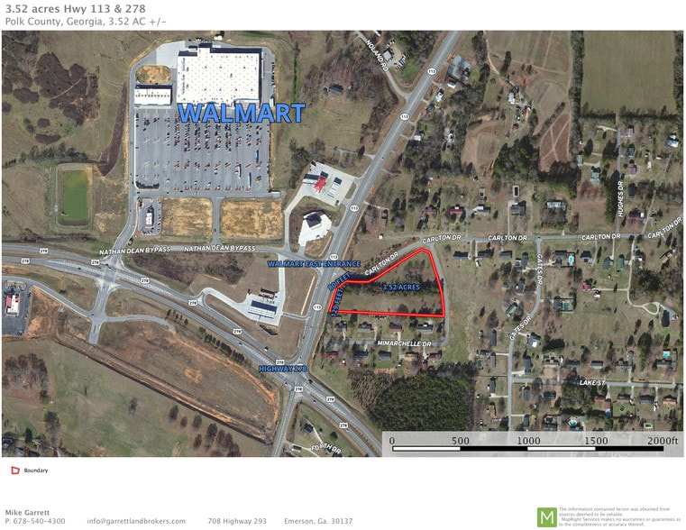 Highway 113 & Carlton Dr, Rockmart, GA for sale - Other - Image 1 of 1