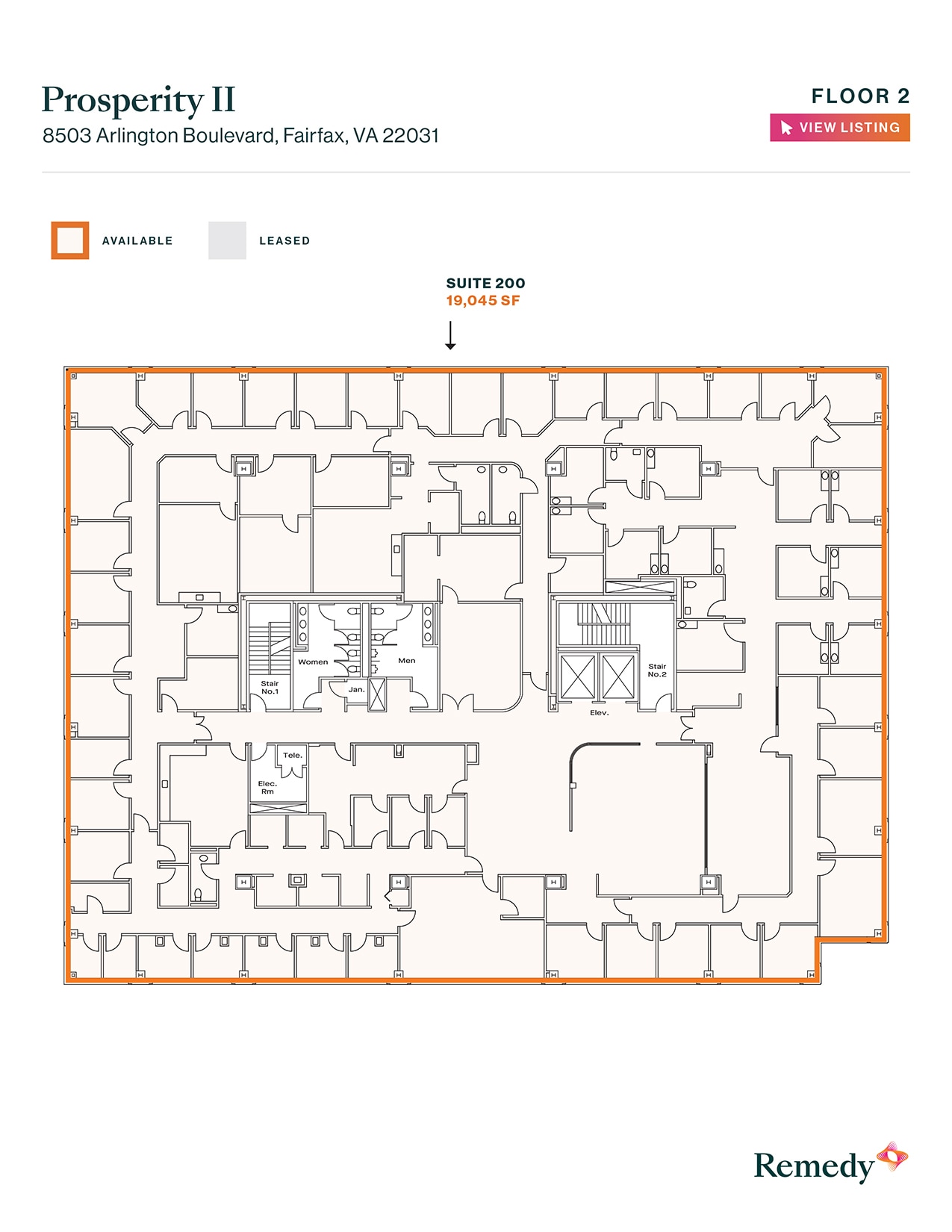 8501 Arlington Blvd, Merrifield, VA for lease Floor Plan- Image 1 of 1