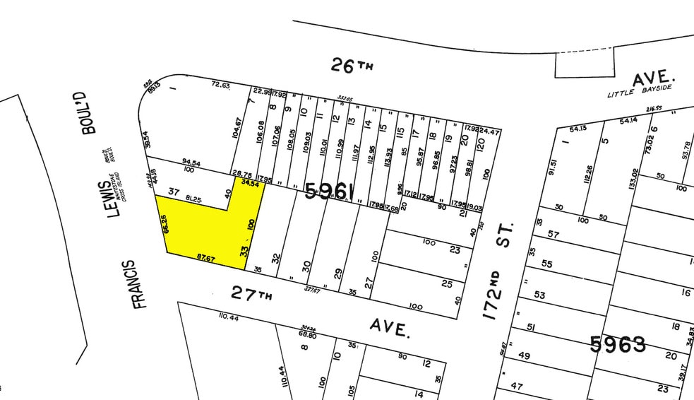 26-19 Francis Lewis Blvd, Flushing, NY for lease - Plat Map - Image 2 of 10