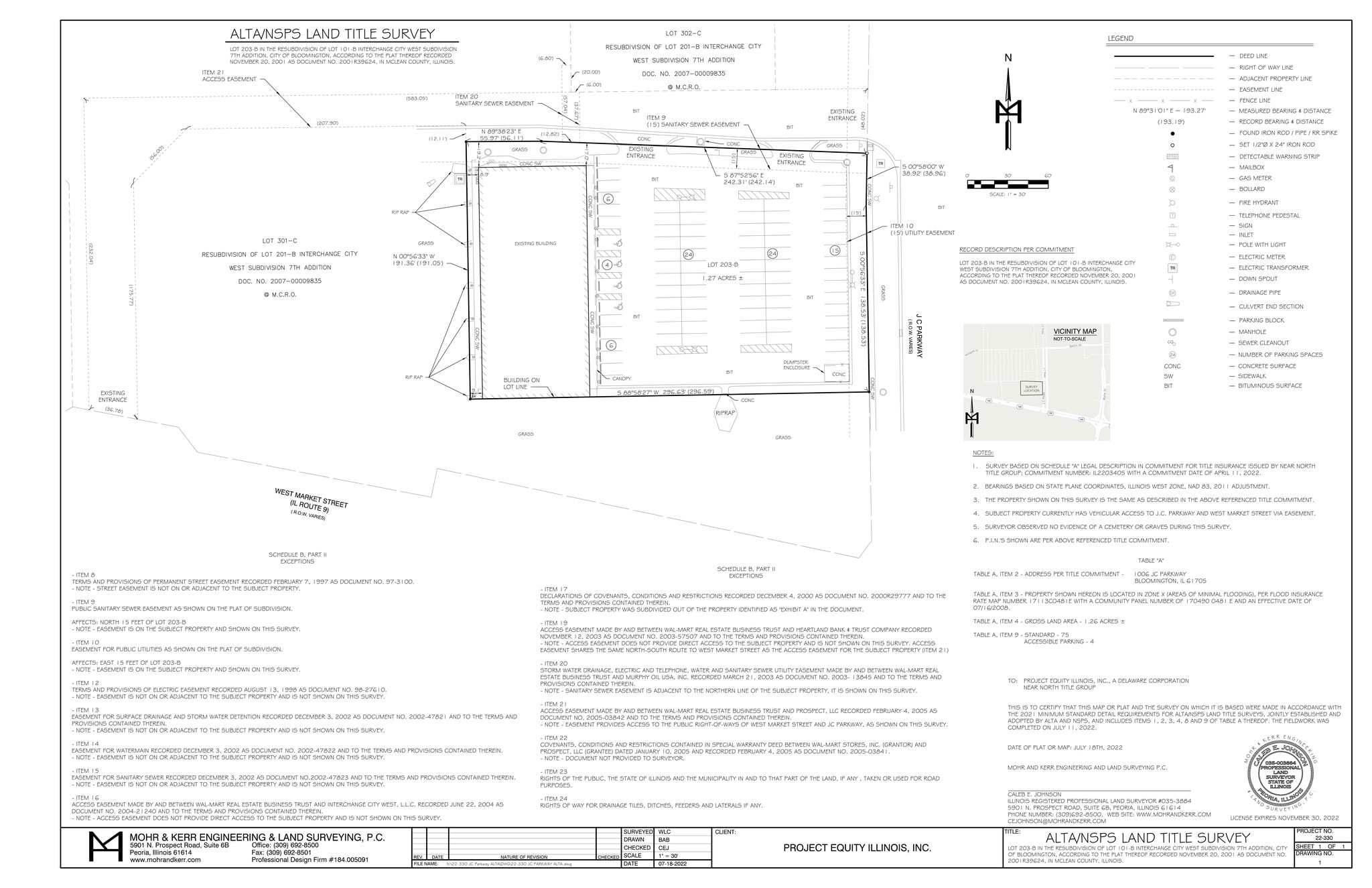 1006 Jc Pky, Bloomington, IL for lease Site Plan- Image 1 of 1