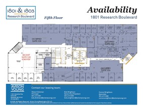 1801 Research Blvd, Rockville, MD for lease Floor Plan- Image 1 of 1