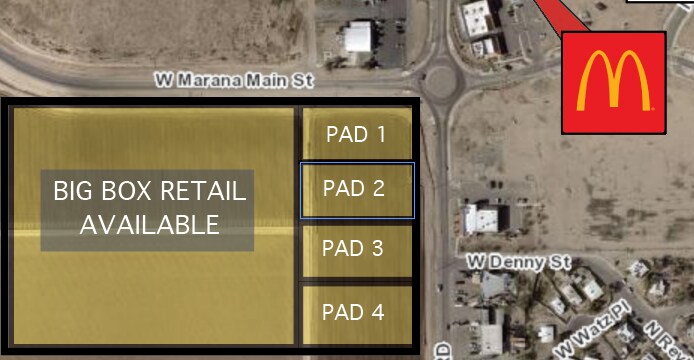 Marana Main, Marana, AZ for sale - Site Plan - Image 2 of 2