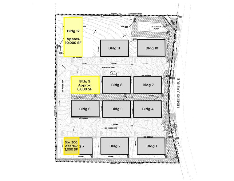 600 Lemens Ave, Hutto, TX for lease - Site Plan - Image 2 of 2