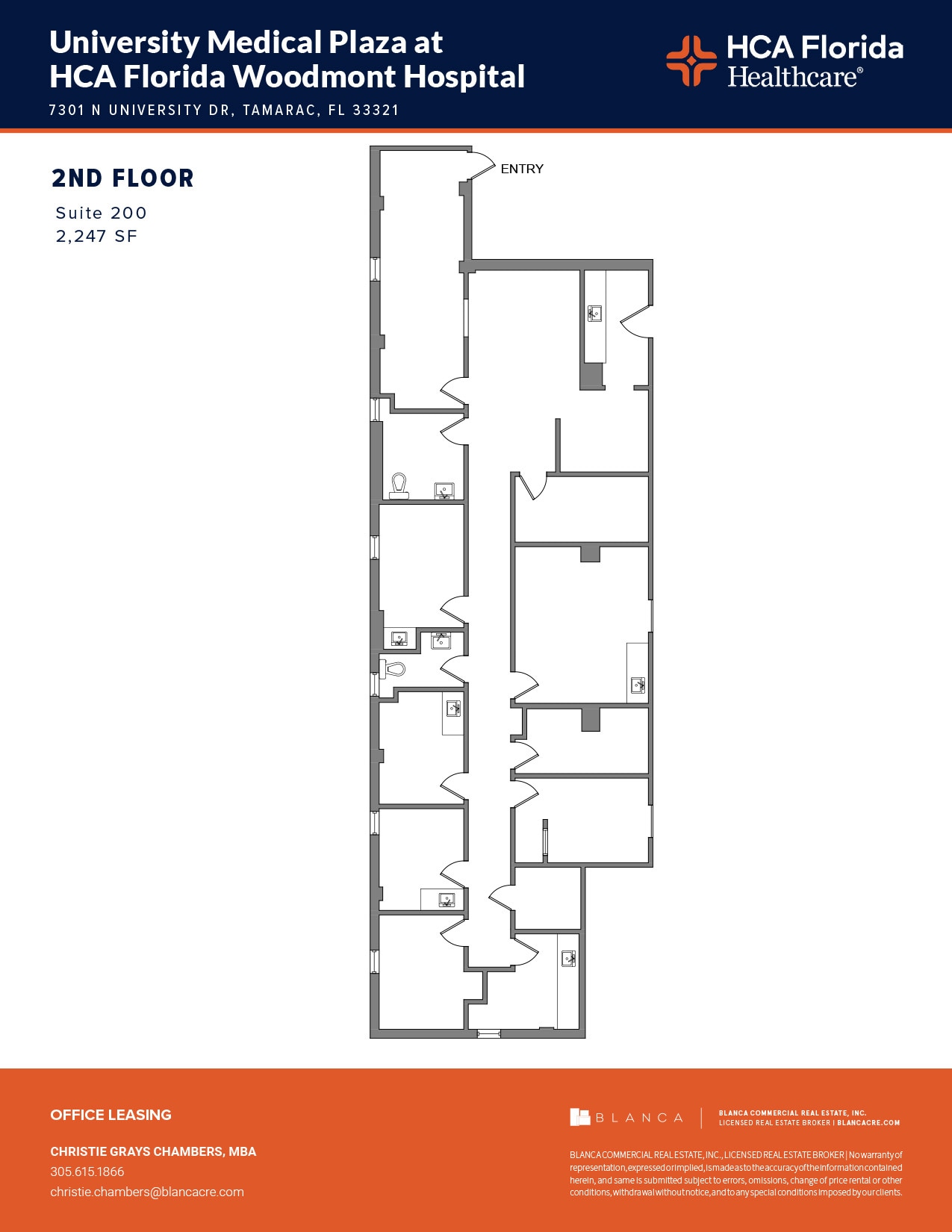 7301 N University Dr, Tamarac, FL for lease Floor Plan- Image 1 of 1