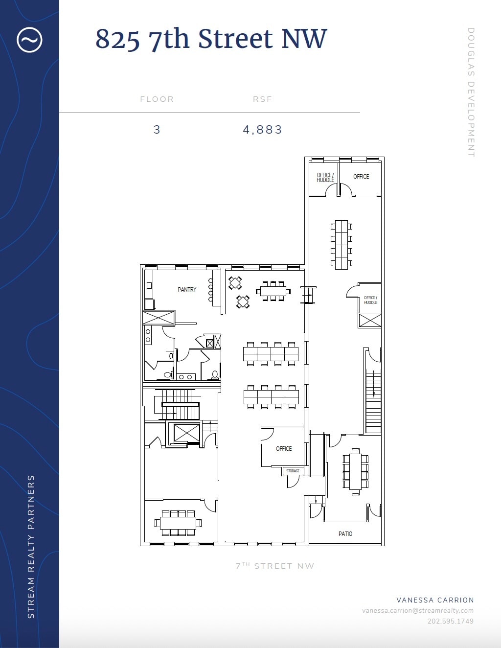 825-829 7th St NW, Washington, DC for lease Floor Plan- Image 1 of 1