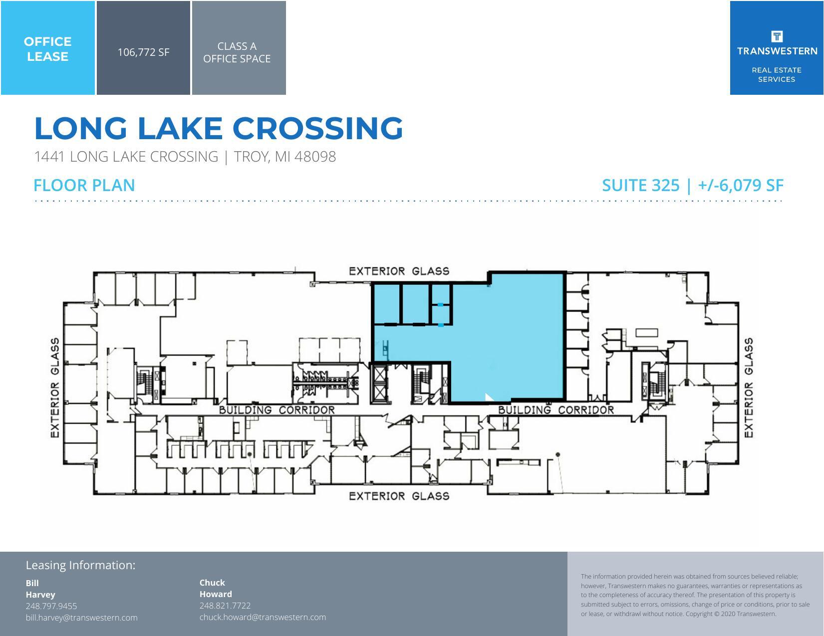1441 W Long Lake Rd, Troy, MI for lease Floor Plan- Image 1 of 1