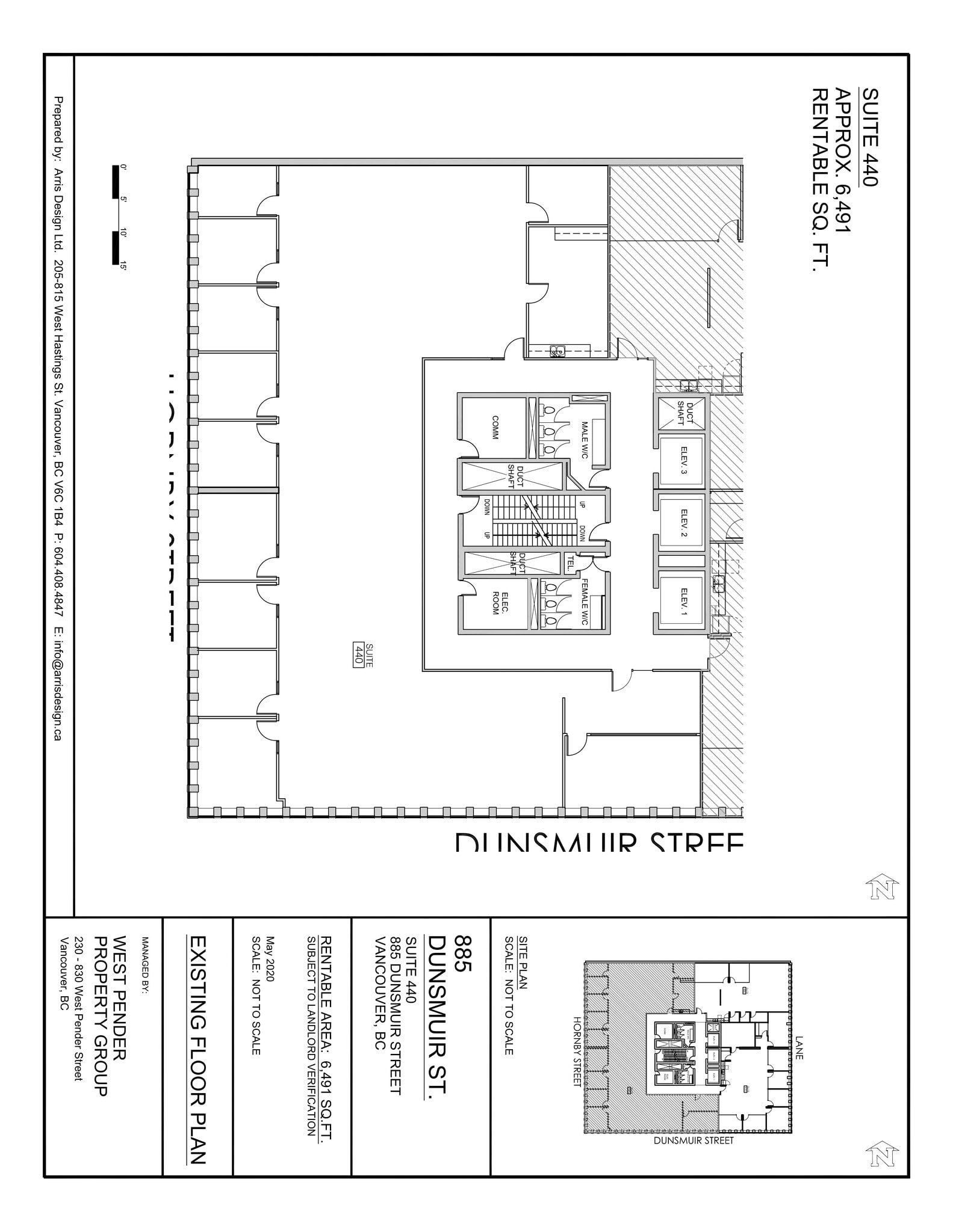 881-885 Dunsmuir St, Vancouver, BC for lease Site Plan- Image 1 of 1