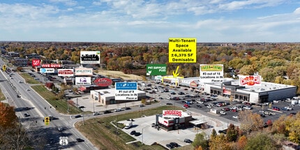 9140-9210 Rockville Rd, Indianapolis, IN - AERIAL  map view - Image1