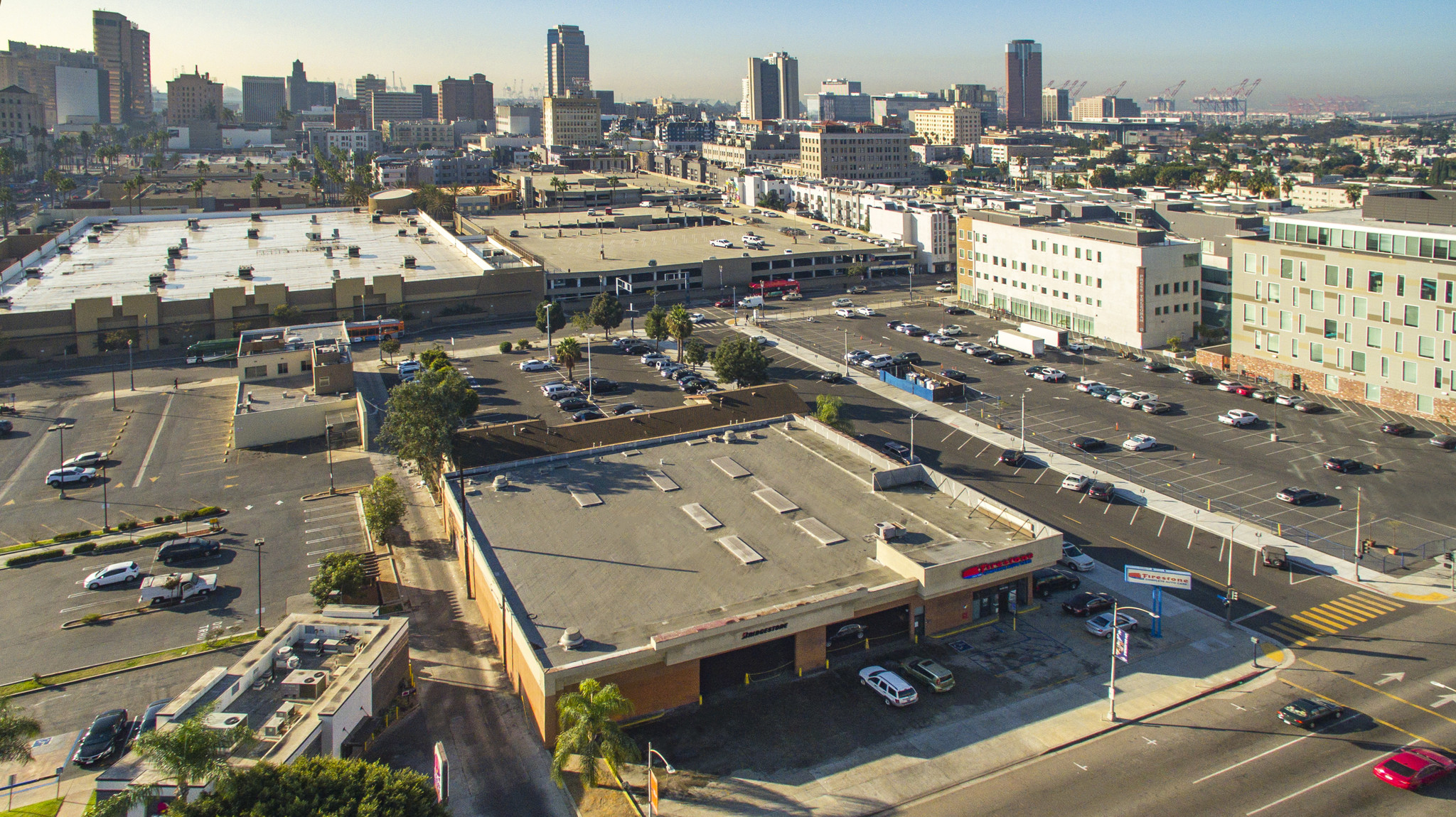 636 Locust Ave, Long Beach, CA for lease Aerial- Image 1 of 6