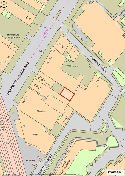 69-71 Newington Causeway, London for lease - Site Plan - Image 2 of 2