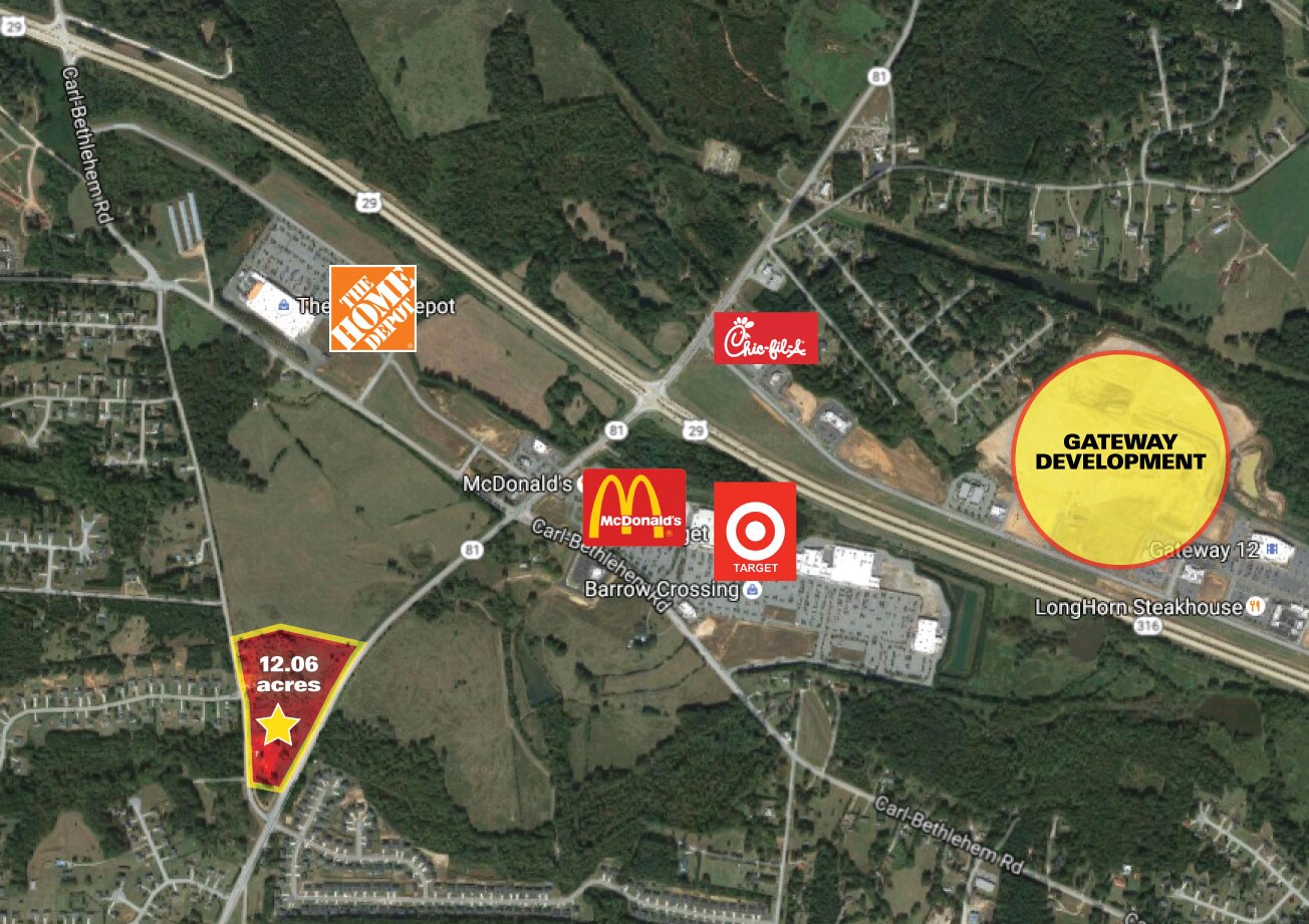 Loganville Hwy, Bethlehem, GA for sale Primary Photo- Image 1 of 1