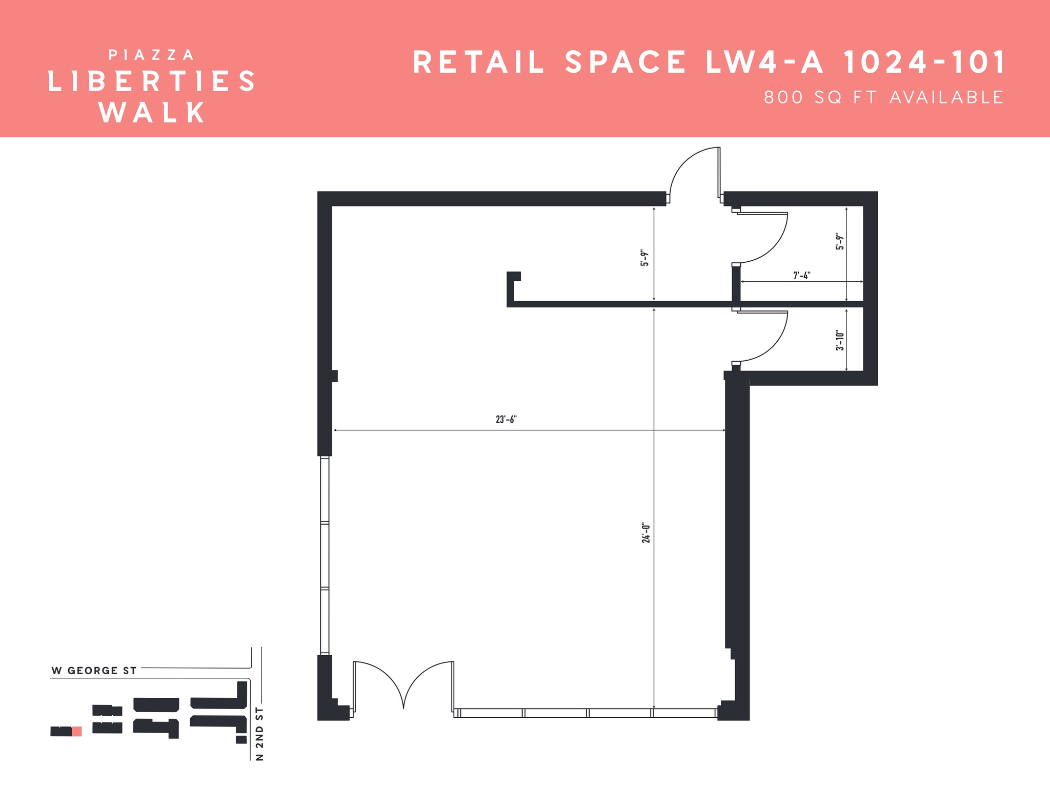 1022-1030 N 2nd St, Philadelphia, PA for lease Site Plan- Image 1 of 1