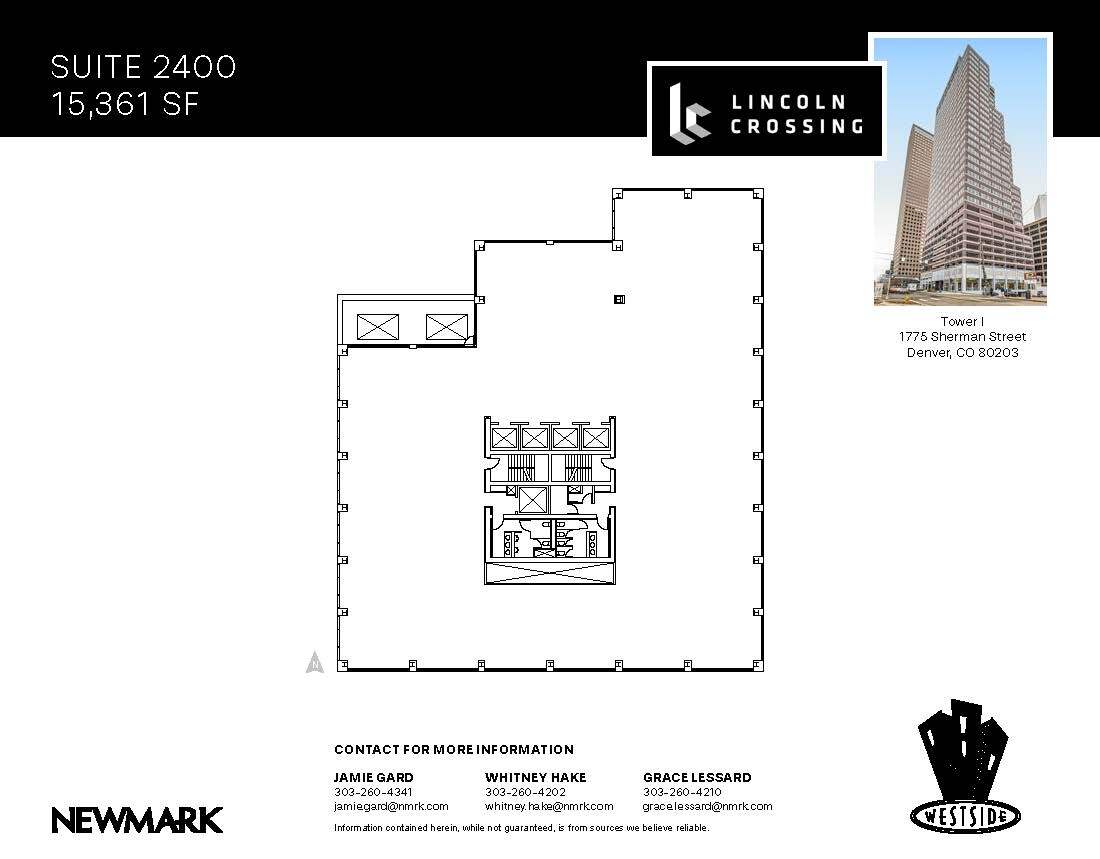 1775 Sherman St, Denver, CO for lease Floor Plan- Image 1 of 6