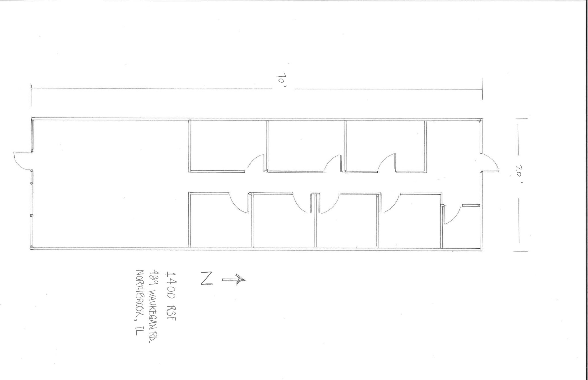 455-577 Waukegan Rd, Northbrook, IL for lease Site Plan- Image 1 of 1