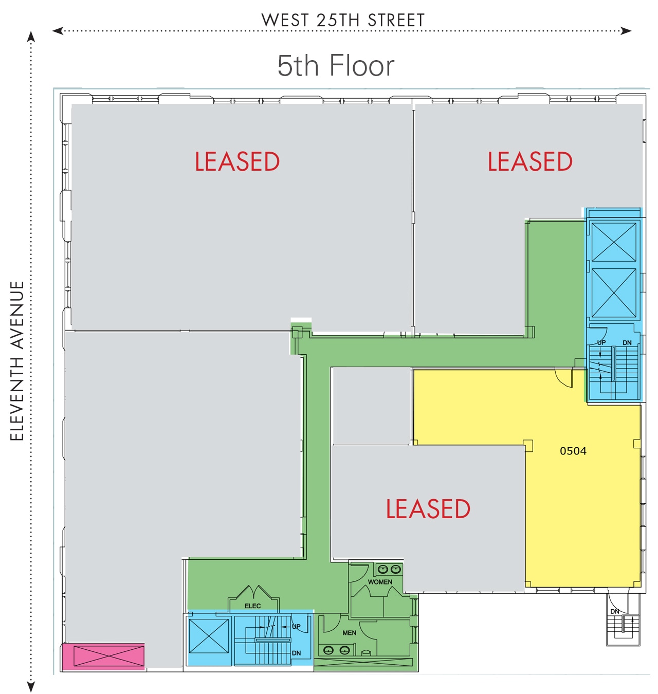 210 Eleventh Ave, New York, NY for lease Floor Plan- Image 1 of 1