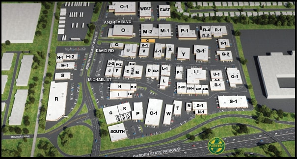 280 N Midland Ave, Saddle Brook, NJ for lease Aerial- Image 1 of 12