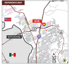 417 Union Pacific Blvd, Laredo, TX for lease Map- Image 2 of 2