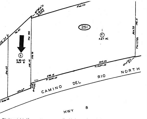 3456 Camino del Rio N, San Diego, CA for lease - Plat Map - Image 3 of 8