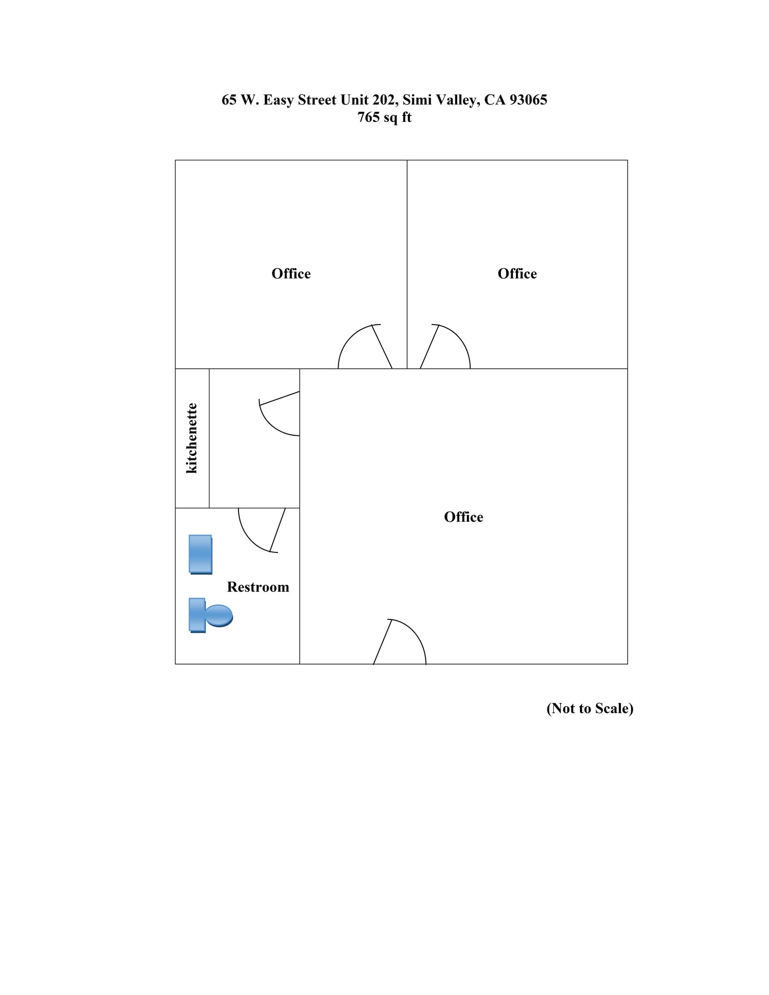 65 W Easy St, Simi Valley, CA for lease Site Plan- Image 1 of 1