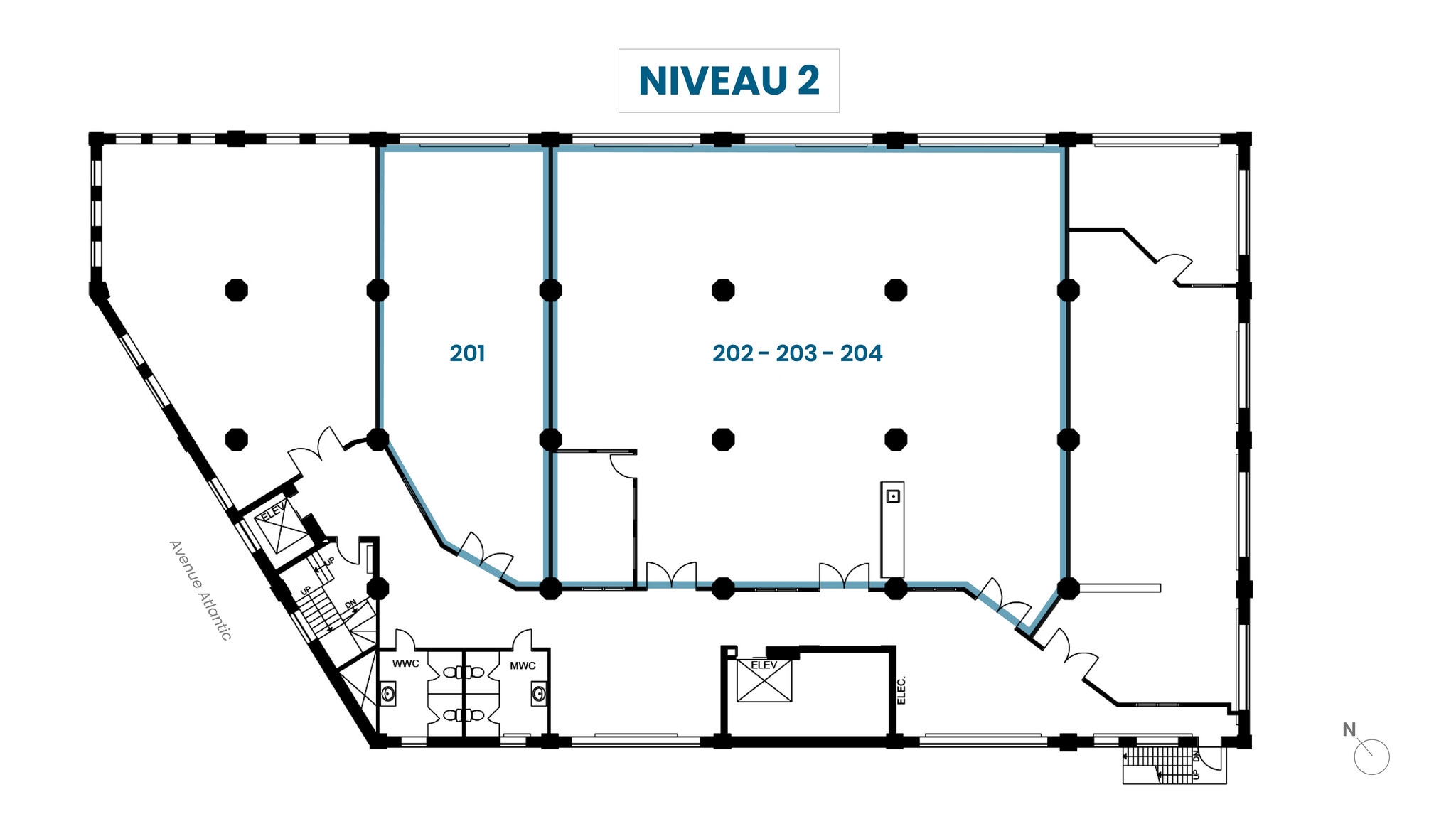 400 Av Atlantic, Montréal, QC for lease Floor Plan- Image 1 of 1