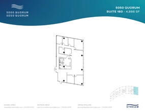 5050 Quorum Dr, Dallas, TX for lease Floor Plan- Image 1 of 1