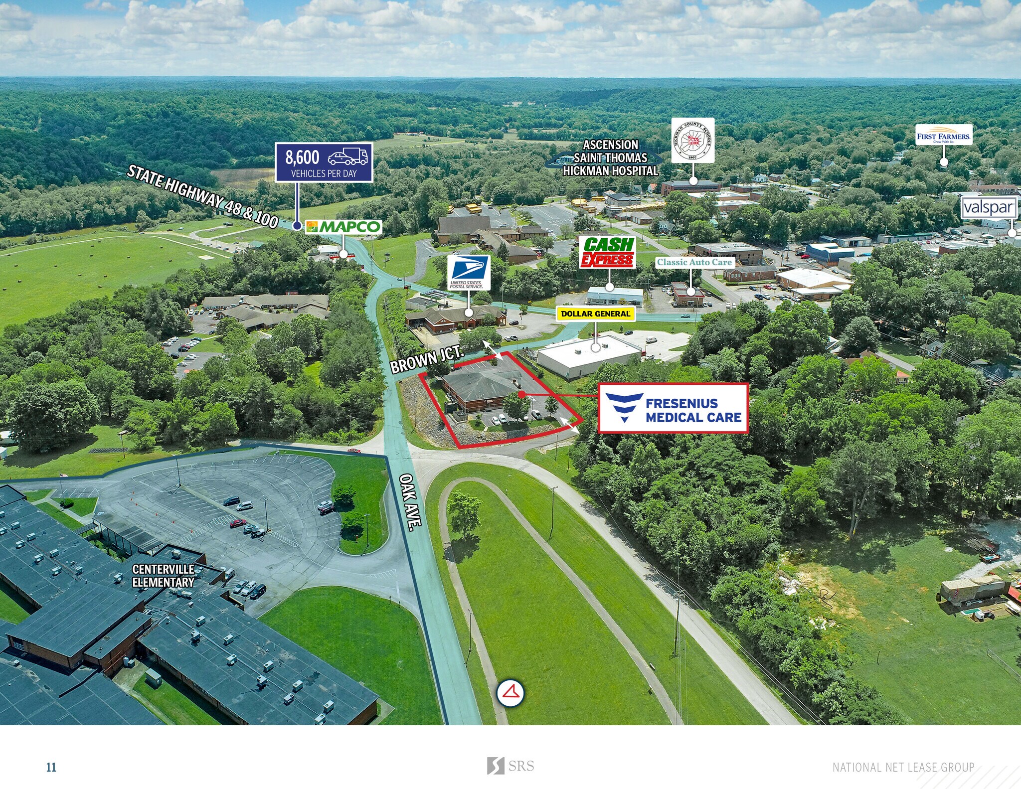 193 Brown Junction Rd, Centerville, TN 37033 Fresenius Corp Lse S