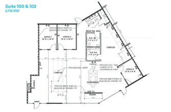 195 E Hillcrest Dr, Thousand Oaks, CA for lease Floor Plan- Image 1 of 1