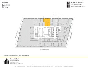 201 St. Charles Ave, New Orleans, LA for lease Site Plan- Image 1 of 1