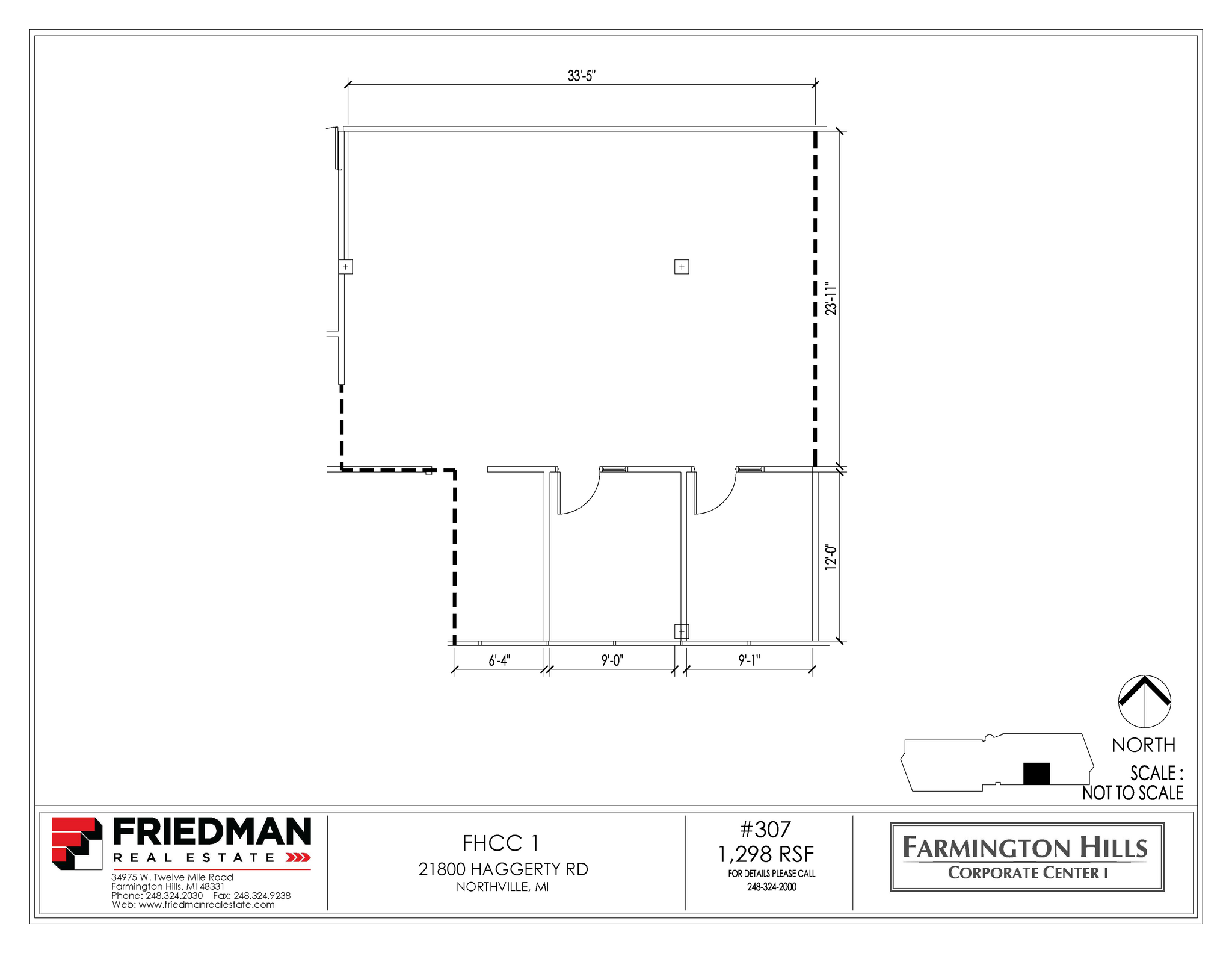 21800 Haggerty Rd, Northville, MI for lease Floor Plan- Image 1 of 3