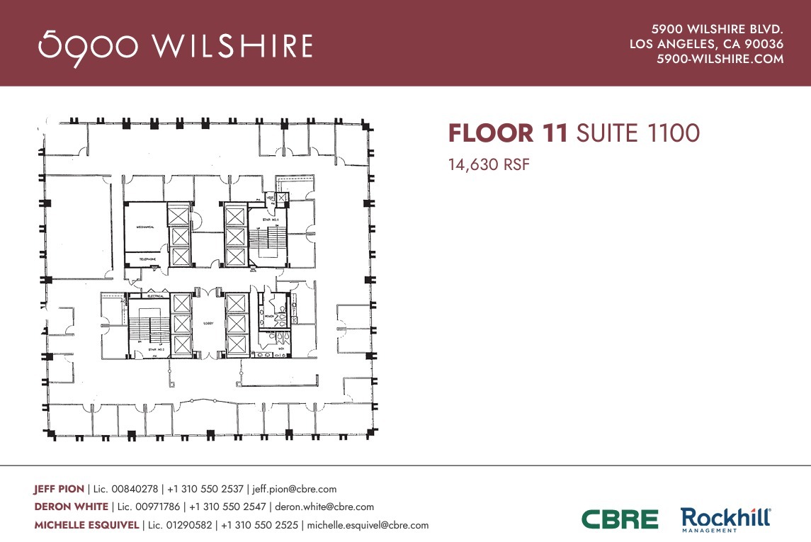 5900 Wilshire Blvd, Los Angeles, CA for lease Floor Plan- Image 1 of 1