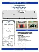 8528 Manning Ave, Fort McMurray, AB for lease Floor Plan- Image 2 of 2