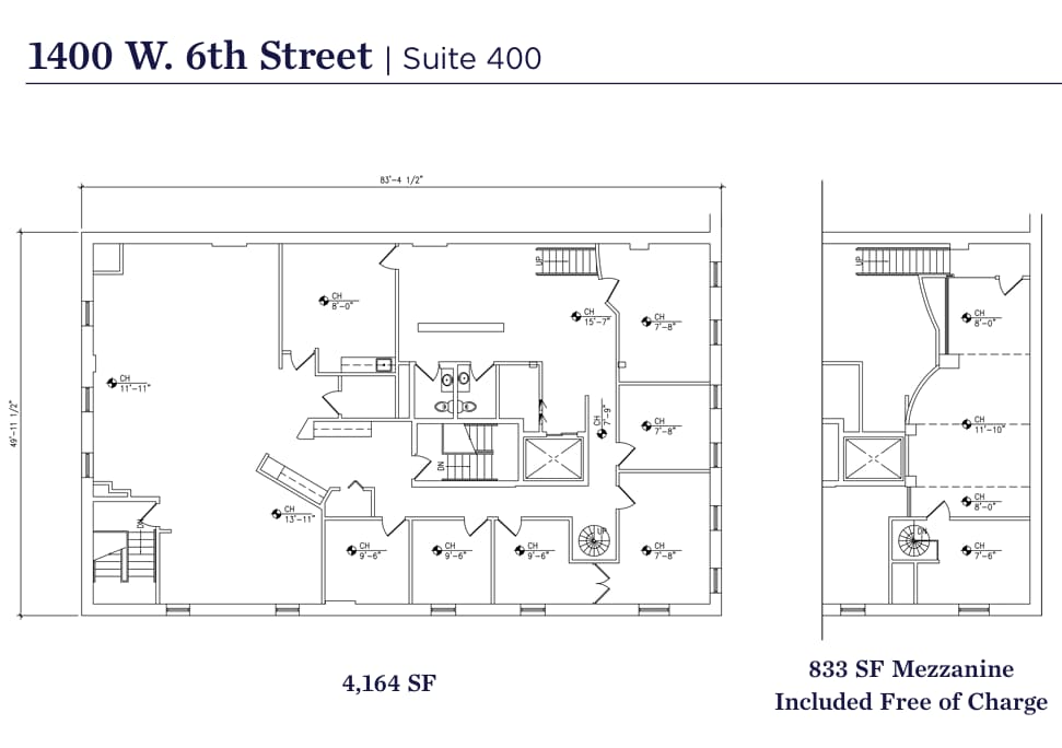 1406 W 6th St, Cleveland, OH for lease Floor Plan- Image 1 of 1