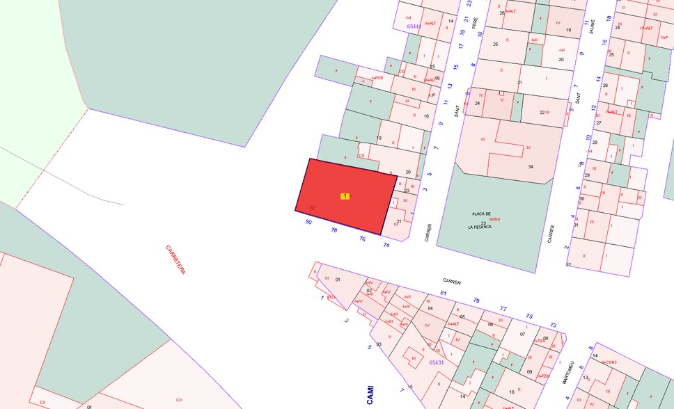 Land in Òdena, Barcelona for sale - Plat Map - Image 2 of 2