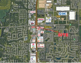 14550 Mundy Dr, Fishers, IN - AERIAL  map view