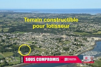 Tréguier, CDA - Aerial map view