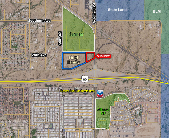 Goldfield Rd & Hwy 60, Apache Junction, AZ for sale - Primary Photo - Image 1 of 3