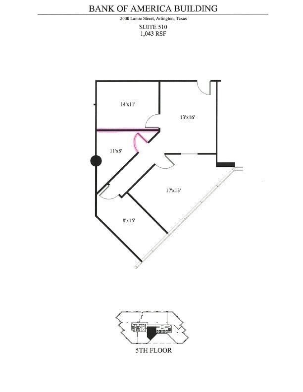 2000 E Lamar Blvd, Arlington, TX for lease Floor Plan- Image 1 of 1