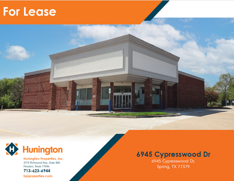 6945 Cypresswood Dr, Spring, TX for lease - Building Photo - Image 1 of 1